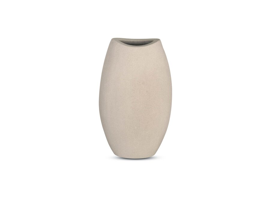 Vase 'Lunner' L - smoke