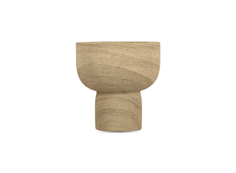 Candlestick 'Nyborg' S - smoke