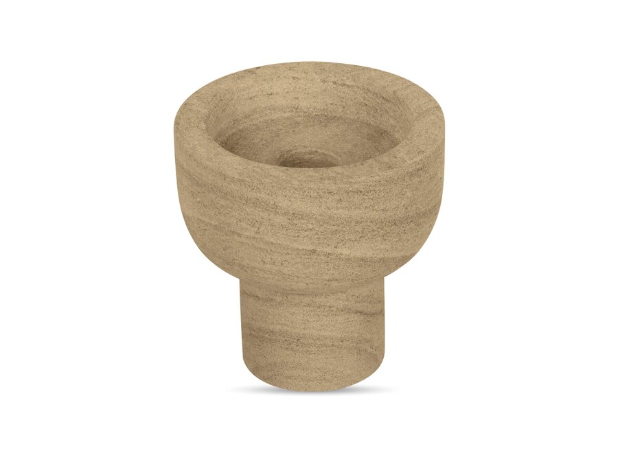 Candlestick 'Nyborg' S - smoke