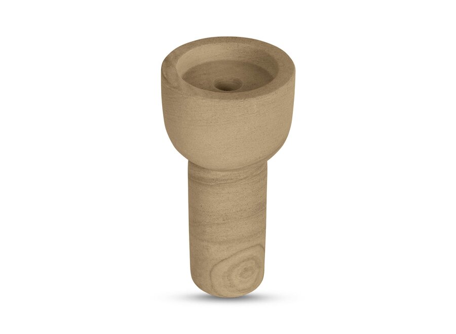 Candlestick 'Nyborg' L - smoke