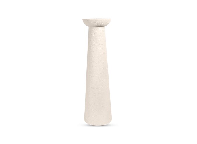 Kerzenständer 'Falun' L - white