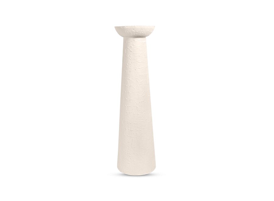 Kerzenständer 'Falun' L - white