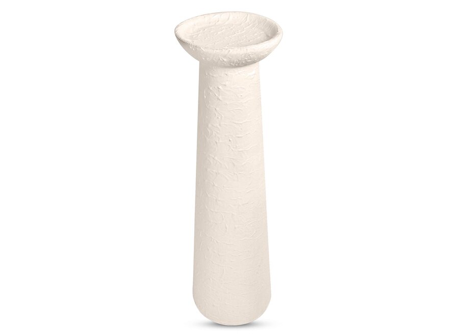 Kerzenständer 'Falun' L - white