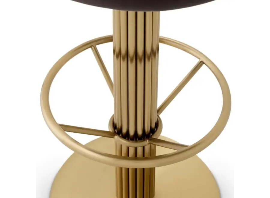 Bar chair 'Dorland' - Roche dark grey