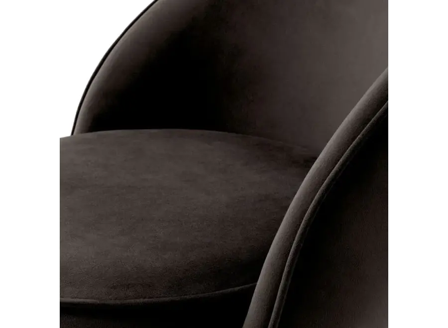 Bar chair 'Dorland' - Roche dark grey
