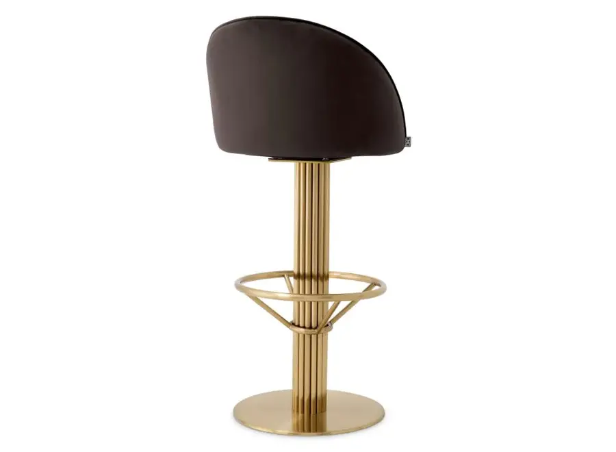 Bar chair 'Dorland' - Roche dark grey