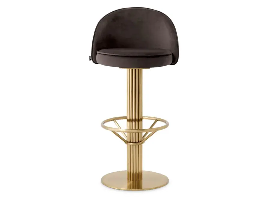 Chaise de bar 'Dorland' - Roche dark grey