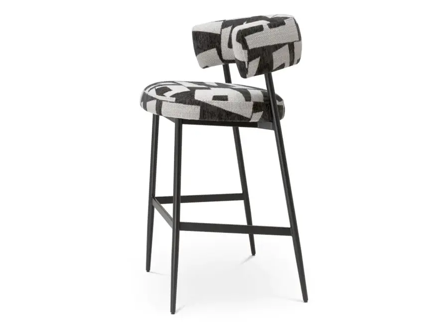 Chaise de bar ' Folsom' -Brooklyn black