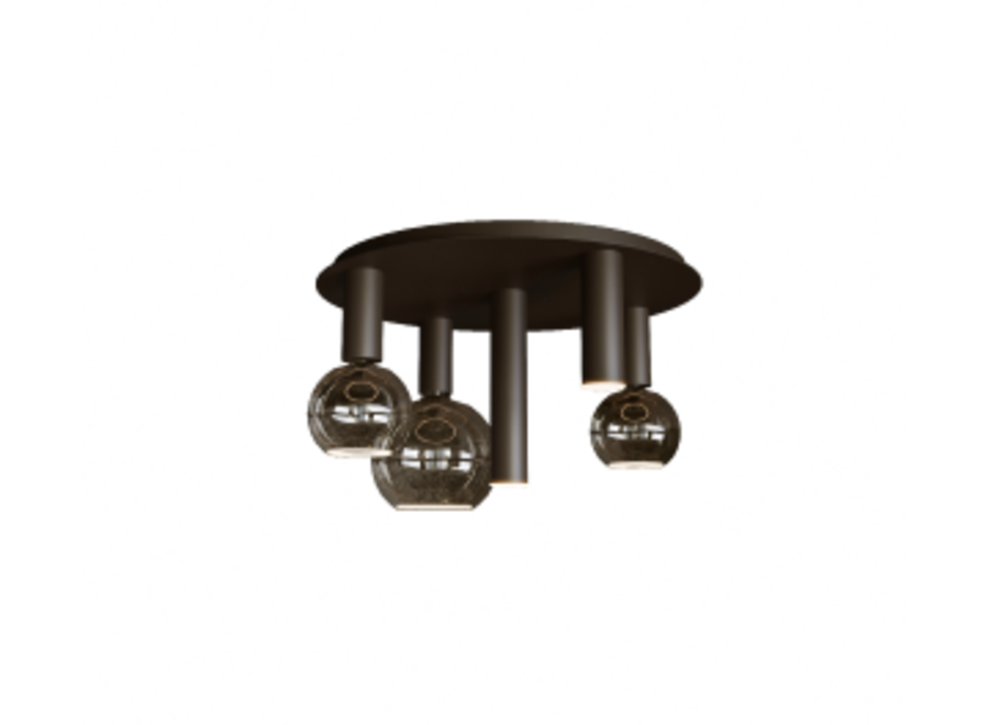 Deckenleuchte 'Riva' Platinum - 5 Lichter Lichtpaket