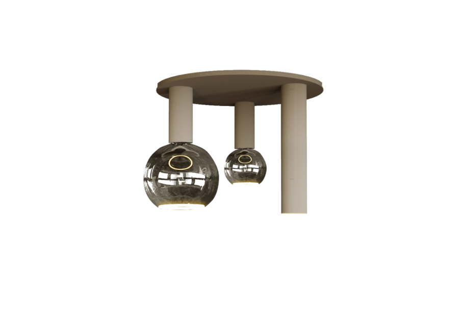 Deckenleuchte 'Riva' Quartz - 3 Lichter Lichtpaket