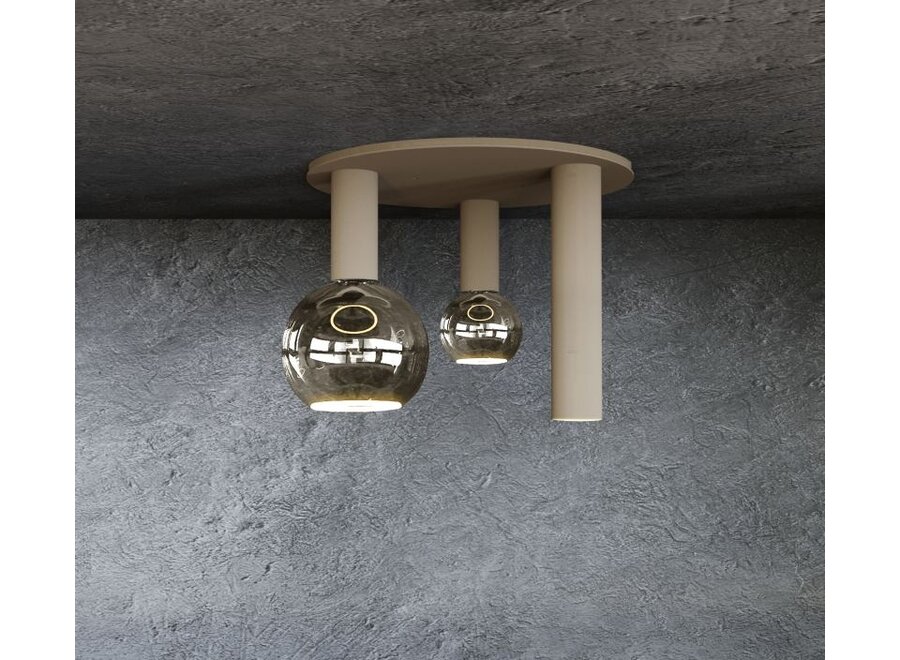 Plafonnier 'Riva' Quartz  - 3 lumières paquet lumière