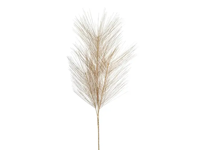 Artificial branches 'Pine needle' set of 2 - Gold