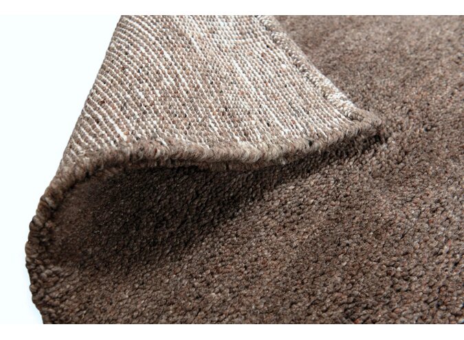 Sample 38x38 cm Carpet: 'Zaian' - Brownish Grey