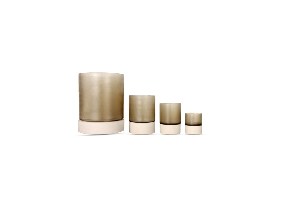 Windlicht 'Oberina' Smoke - XL