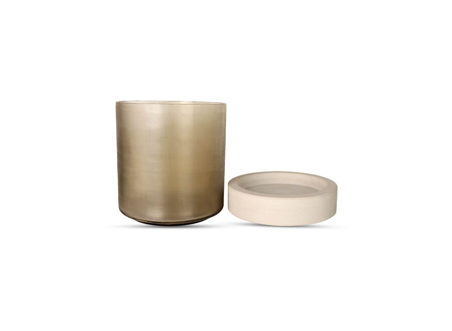 Windlicht 'Oberina' Smoke - XL