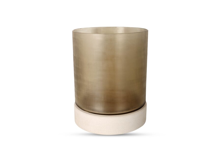 Windlicht 'Oberina' Smoke - XL
