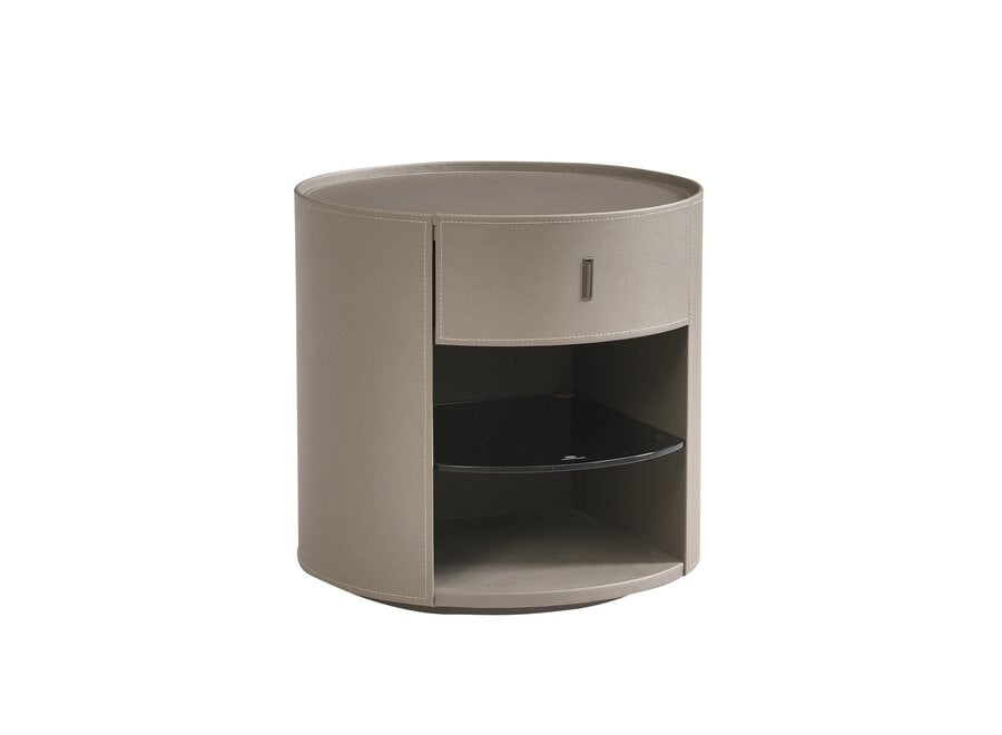 Table de chevet 'Celine' - Light Taupe