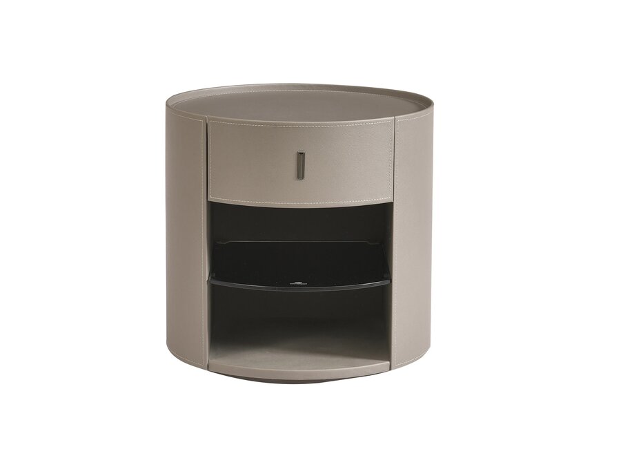 Table de chevet 'Celine' - Light Taupe