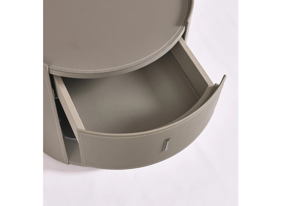 Table de chevet 'Celine' - Light Taupe