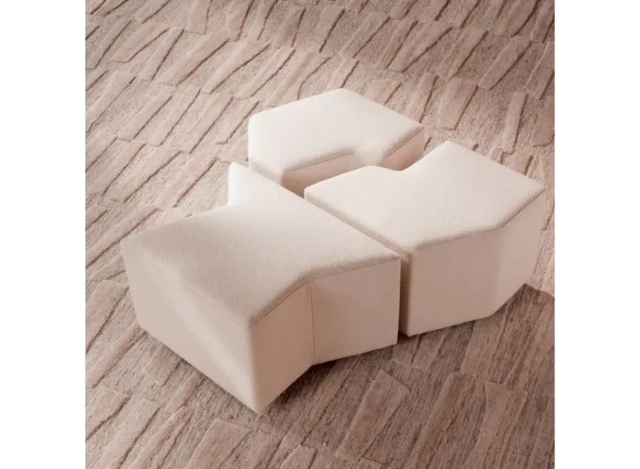 Hocker ‘Filbert-set of 3´
