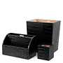 Desk Set 'Scaleo' - Set of 3 - Black
