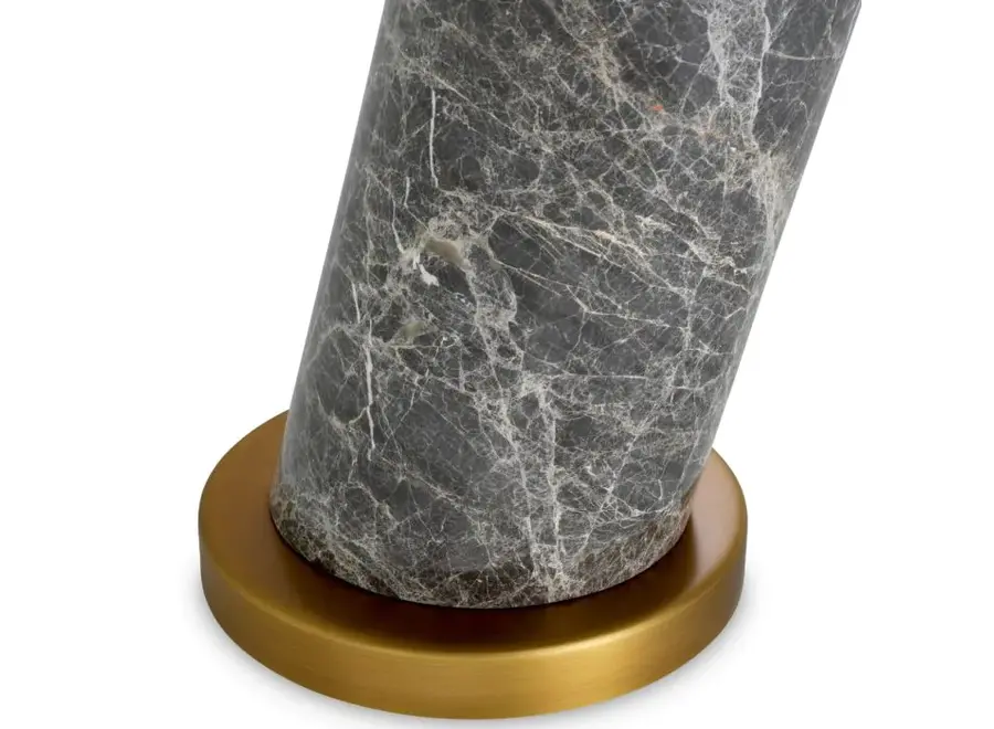 Lampe à poser ' Daniel' - Grey marble