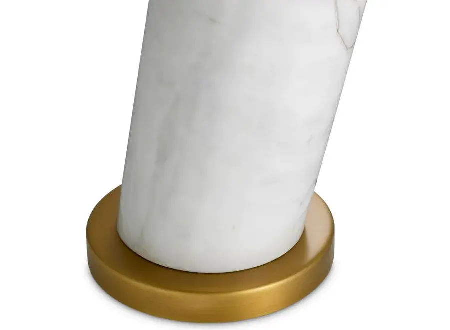 Tischlampe ' Daniel' - White marble