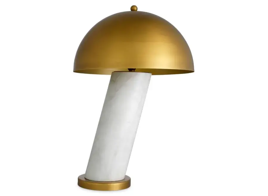 Table lamp ' Daniel' - White marble
