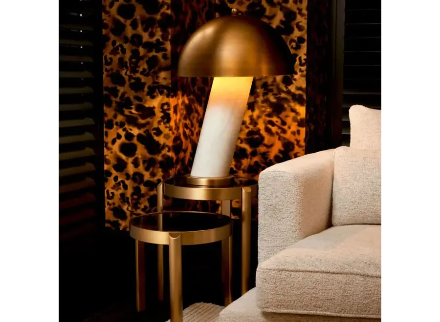 Tischlampe ' Daniel' - White marble