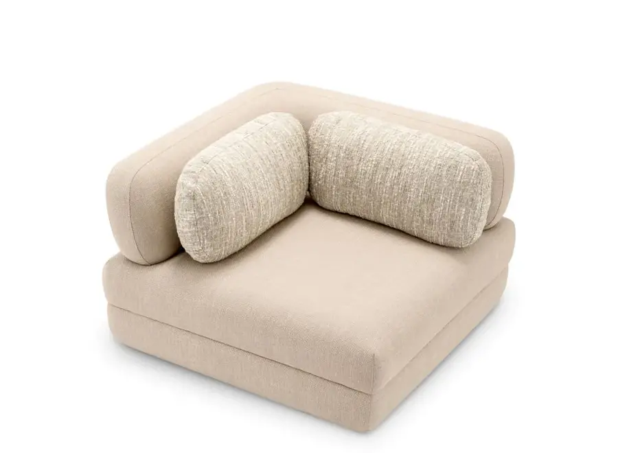 Modulaire Canapé 'Paulo' - Corner - Scalea sand