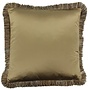 Decorative pillow Dafne Dark Gold 922 + Fringe Bronze