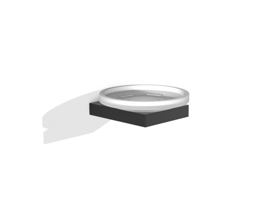 Soap dish 'Contract' - Wall mounted - Black matt