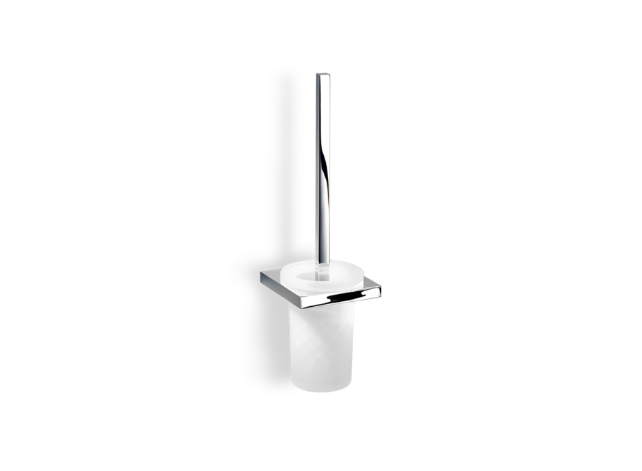 Toiletborstelset 'Contract' DW94 - Wandbevestiging - Chrome