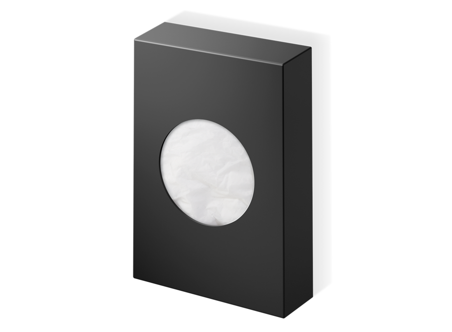 Hygiënische zakjesdispenser Contract - Black matt