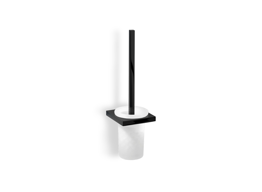 Toiletborstelset Contract DW94 - Wandbevestiging - Black matt