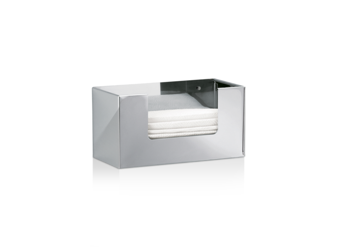 Porte-serviettes en papier Contract - Polished Stainless steel