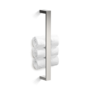 Guest towel holder 'Contract' - Stainless Steel matt PVD