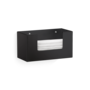 Papieren handdoekhouder 'Contract' - Black matt