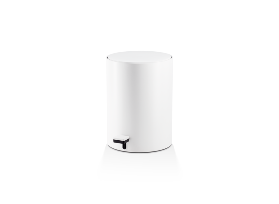 Pedal bin 'Contract' - L - White matt