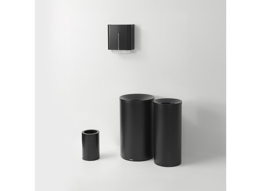 Paper bin 'Contract' DW230 - Black matt