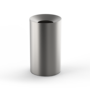Prullenbak 'Contract' DW240 - Stainless steel matt
