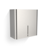 Papieren handdoekdispenser 'Contract' - Stainless steel matt