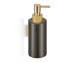Soap dispenser 'Club' WSP3 - Wall mounted - Dark metal matt / Gold matt