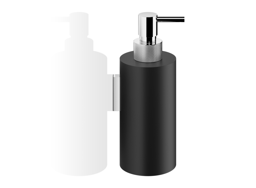 Porte-savon  Club WSP3 - Montage mural - Black matt / Chrome