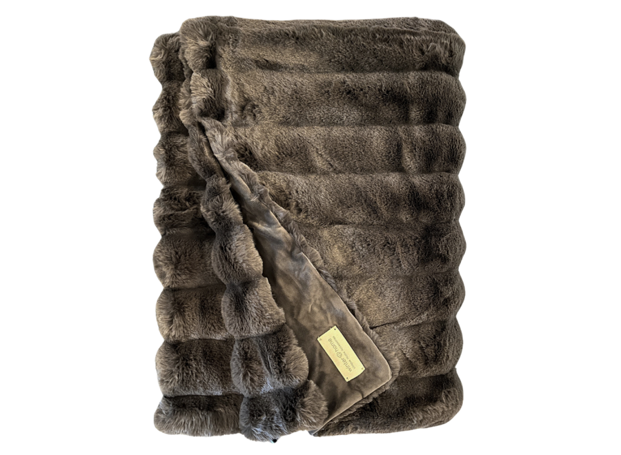 Fur plaid - Arctic Fox Cinder