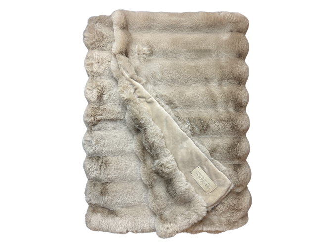 Jeté en Fourrure - Arctic Fox Beige