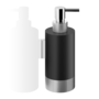 Soap dispenser 'Club' WSP1  - Wall mounted - Black matt - Chrome