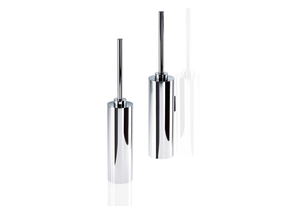 Toiletborstelset 'Century' - Wandbevestiging - Chrome