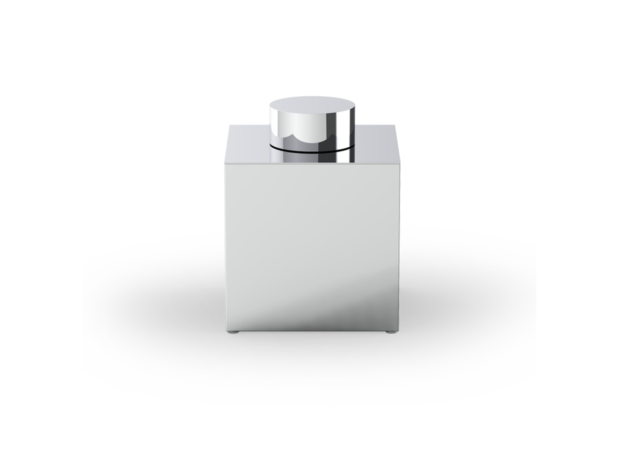Opbergdoos met deksel 'Century' - Chrome