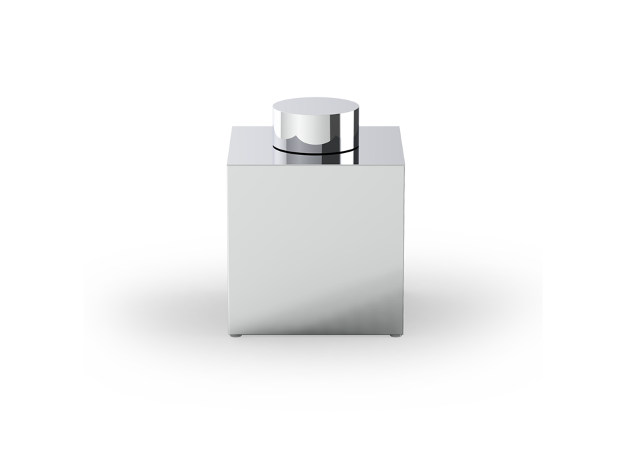 Storage box with lid 'Century' - Chrome